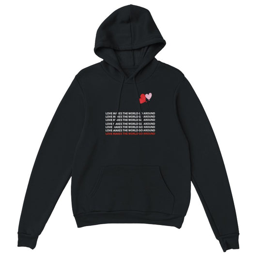 LOVE MAKES THE WORLD GO AROUND PRETO | HOODIE